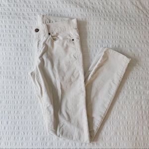 Gap Cream Skinny Corduroy Pant